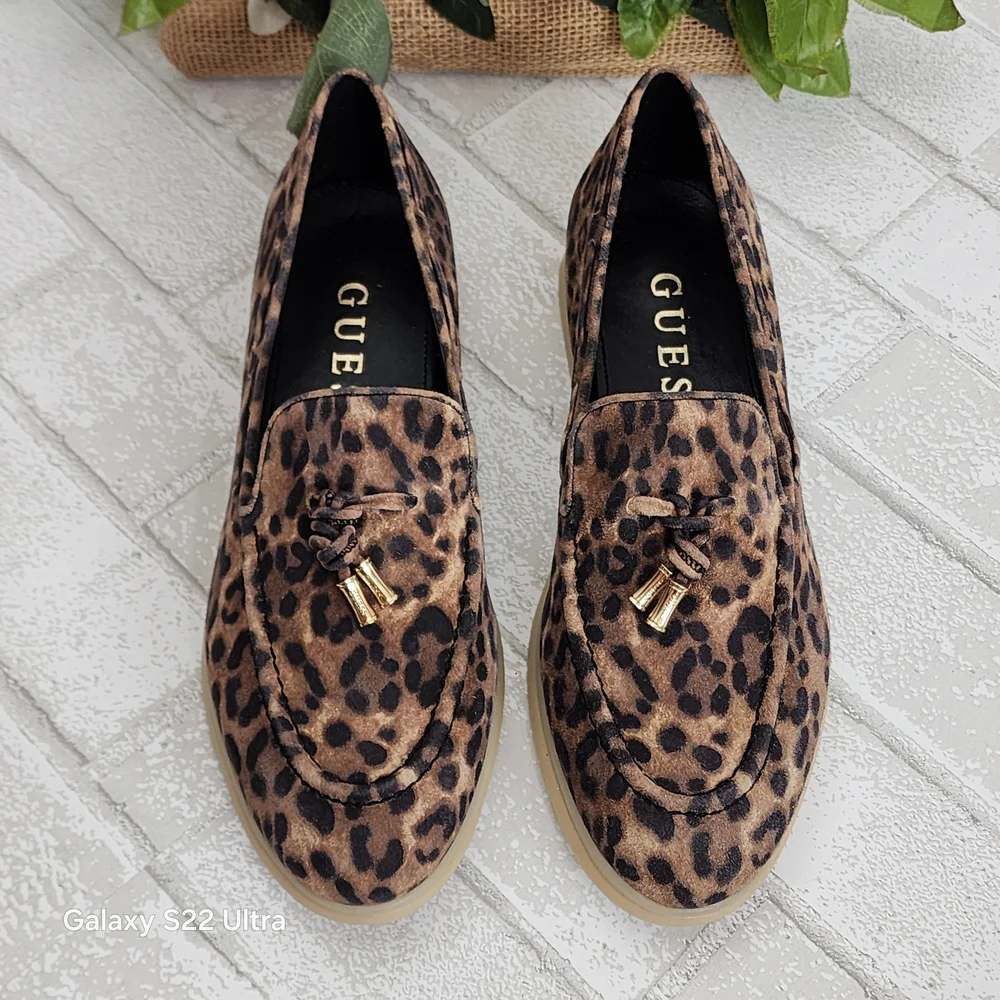 GUESS Leopard Print Women's Loafers